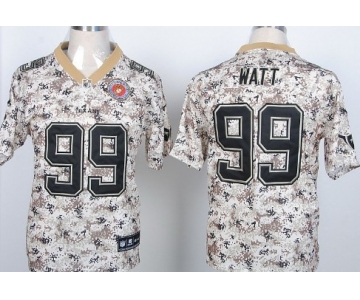 Nike Houston Texans #99 J.J. Watt 2013 USMC Camo Elite Jersey