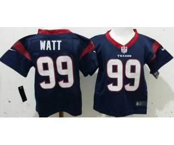 Nike Houston Texans #99 J.J. Watt Blue Toddlers Jersey
