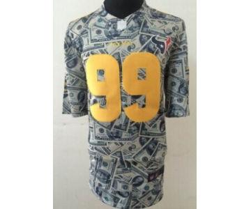 Nike Houston Texans #99 J.J. Watt Dollars Fashion Elite Jersey