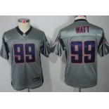 Nike Houston Texans #99 J.J. Watt Gray Shadow Kids Jersey