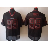Nike Houston Texans #99 J.J. Watt Lights Out Black Elite Jersey