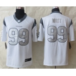 Nike Houston Texans #99 J.J. Watt Platinum White Limited Jersey
