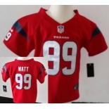Nike Houston Texans #99 J.J. Watt Red Toddlers Jersey