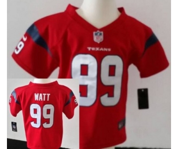 Nike Houston Texans #99 J.J. Watt Red Toddlers Jersey