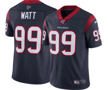 Nike Texans 99 J.J. Watt Navy 100th Season Vapor Untouchable Limited Jersey