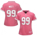 Women's Houston Texans #99 J.J. Watt Pink Bubble Gum 2015 NFL Jersey