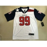 Women's Nike Houston Texans #99 J.J. Watt White Stitched NFL 2018 Vapor Untouchable Limited Jersey