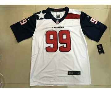 Women's Nike Houston Texans #99 J.J. Watt White Stitched NFL 2018 Vapor Untouchable Limited Jersey