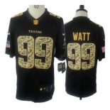 Youth Houston Texans #99 J.J. Watt Nike Salute To Service Black Limited Jersey
