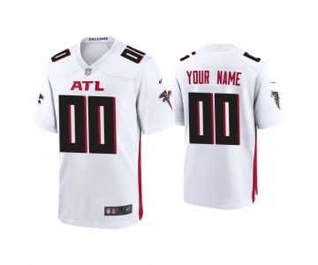 Custom Men's Atlanta Falcons White 2020 new Vapor Limited Nike Jerseys