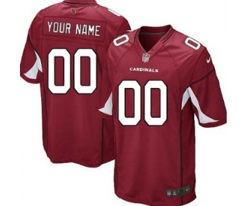 Kids' Nike Arizona Cardinals Customized Red Game Jersey