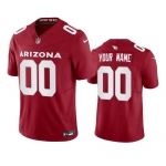 Mens Womens Youth Kids Custom Arizona Cardinals Red Cardinal 2023 F.U.S.E.Vapor Untouchable Limited Stitched Jersey