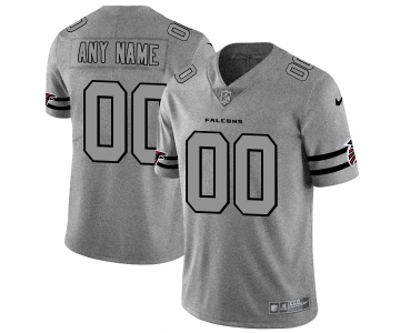 Nike Falcons Customized 2019 Gray Gridiron Gray Vapor Untouchable Limited Jersey