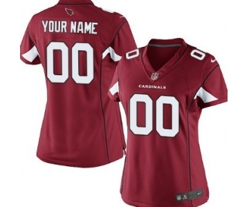 Women's Nike Arizona Cardinals Customized Red Limited Jersey