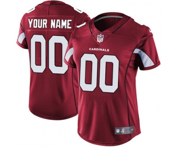 Women's Nike Customized NFL Arizona Cardinals Limited Vapor Untouchable Red Jersey