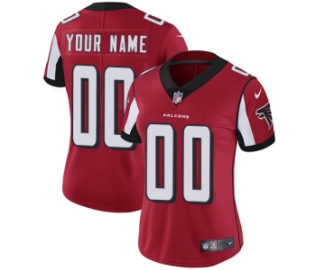 Women's Nike Customized NFL Atlanta Falcons Alternate Home Red Vapor Untouchable Limited Jersey