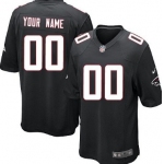 Kids' Nike Atlanta Falcons Customized Black Game Jersey