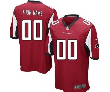 Kids' Nike Atlanta Falcons Customized Red Game Jersey