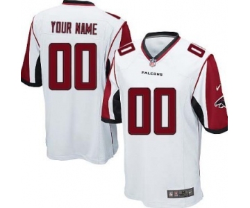 Kids' Nike Atlanta Falcons Customized White Game Jersey