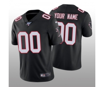 Men's Atlanta Falcons Custom Black Classic Limited 100th Season Jersey