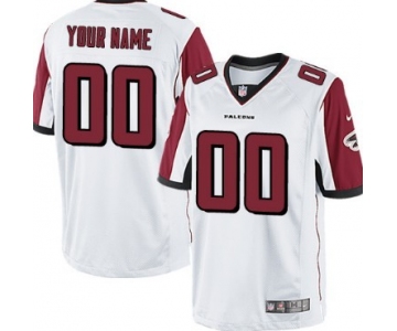 Men's Nike Atlanta Falcons Customized White Game Jersey