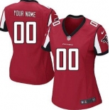 Women's Nike Atlanta Falcons Customized Red Game Jersey