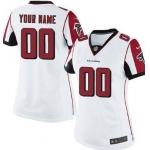 Women's Nike Atlanta Falcons Customized White Game Jersey