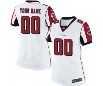 Women's Nike Atlanta Falcons Customized White Limited Jersey