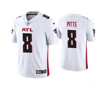 Men's Womens Youth Kids Atlanta Falcons #8 Kyle Pitts Nike White Vapor Untouchable Limited NFL Stitched Jersey