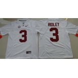 Men's Alabama Crimson Tide #3 Calvin Ridley White Limited Stitched College Football Nike NCAA Jersey