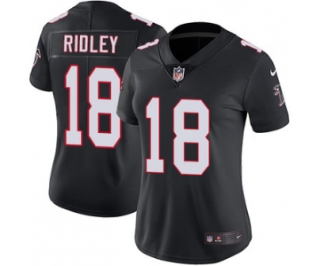 Nike Falcons #18 Calvin Ridley Black Alternate Women's Stitched NFL Vapor Untouchable Limited Jersey