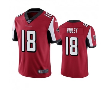 Nike Falcons 18 Calvin Ridley Red 100th Season Vapor Untouchable Limited Jersey