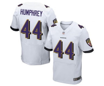 Ravens #44 Marlon Humphrey White Men's Stitched Football New Elite Jersey