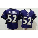 Nike Baltimore Ravens #52 Ray Lewis Purple Toddlers Jersey
