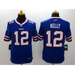 Nike Buffalo Bills #12 Jim Kelly 2013 Blue Limited Jersey