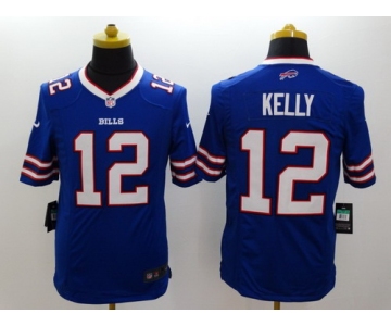 Nike Buffalo Bills #12 Jim Kelly 2013 Blue Limited Jersey
