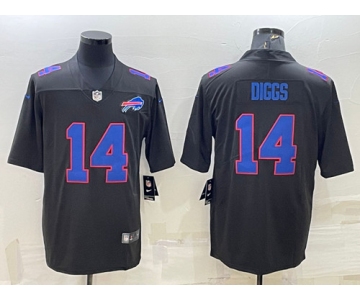 Men's Buffalo Bills #14 Stefon Diggs Black Vapor Untouchable Limited Stitched Jersey
