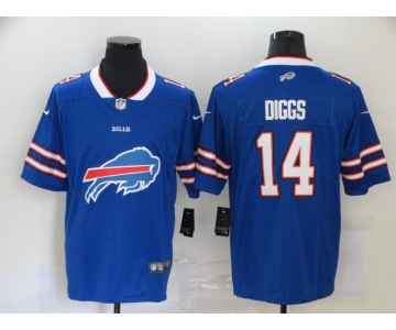 Men's Buffalo Bills #14 Stefon Diggs Royal Blue 2020 Big Logo Vapor Untouchable Stitched NFL Nike Fashion Limited Jersey