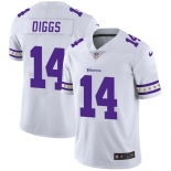 Minnesota Vikings #14 Stefon Diggs Nike White Team Logo Vapor Limited NFL Jersey