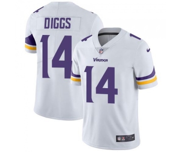 Youth Nike Minnesota Vikings #14 Stefon Diggs White Stitched NFL Vapor Untouchable Limited Jersey