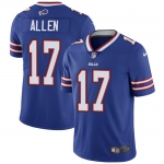 Men's Womens Youth Kids Buffalo Bills #17 Josh Allen Royal Blue Team Color Stitched NFL Vapor Untouchable Limited Jersey