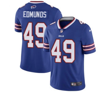 Men's Womens Youth Kids Buffalo Bills #49 Tremaine Edmunds Royal Blue Team Color Stitched NFL Vapor Untouchable Limited Jersey
