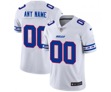Men's Buffalo Bills Custom Nike White Team Logo Vapor Limited NFL Jersey