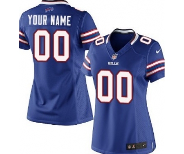 Women's Nike Buffalo Bills Customized Light Blue Limited Jersey