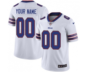 Youth Nike Buffalo Bills Road White Customized Vapor Untouchable Player Limited Jersey
