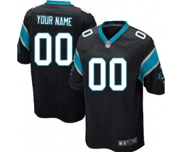 Kids' Nike Carolina Panthers Customized Black Limited Jersey