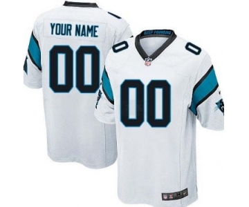 Men's Nike Carolina Panthers Customized White Limited Jersey