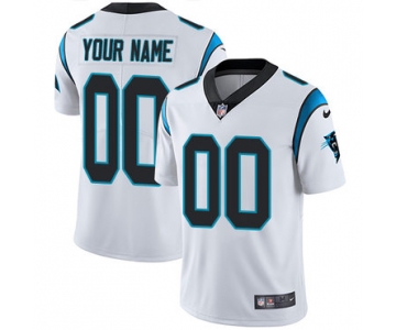 Men's Nike Carolina Panthers White Customized Vapor Untouchable Player Limited Jersey
