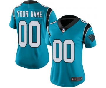 Women's Nike Carolina Panthers Blue Customized Vapor Untouchable Player Limited Jersey