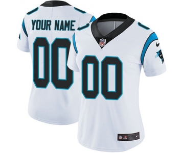 Women's Nike Carolina Panthers White Customized Vapor Untouchable Player Limited Jersey